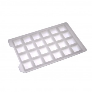 24 Square Well Silicone Sealing Mat for 24 deep well plate